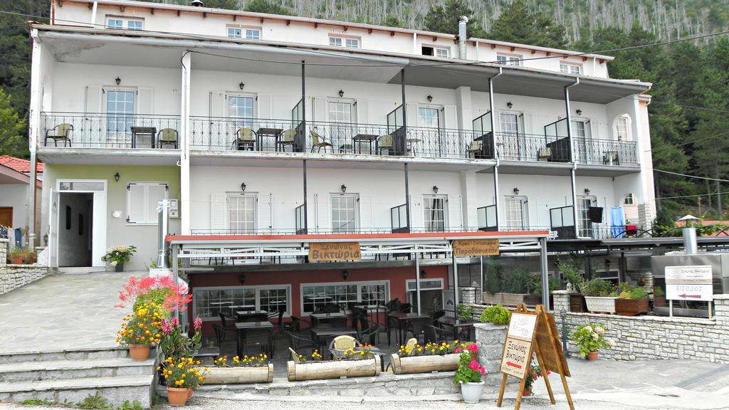 Ksenonas Biktoria Hotel Loutra Amarantou Exterior photo